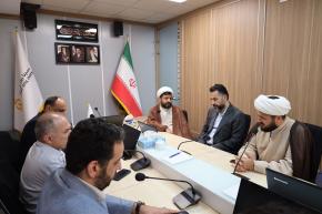 بازدید مدیر محترم امور فرهنگی و ستاد اقامه نماز بنیاد مستضعفان از شرکت سینا ریل پارس 
